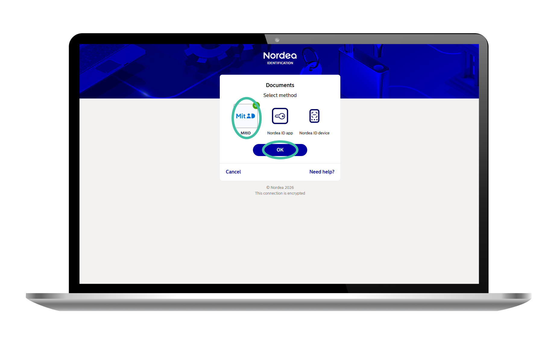 5 Vælg login-metode (ENG)